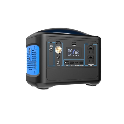 METI 600W 1200W Portable Solar Power Station For Outdoor Camping