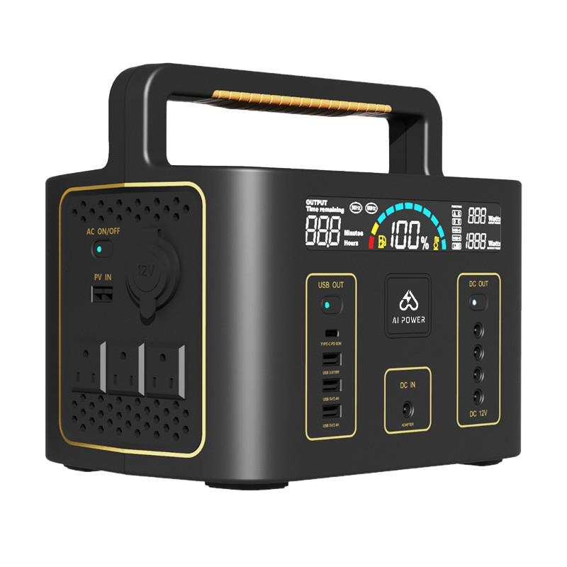 Lightweight 500W 1000W 2000W Portable Solar Power Generator
